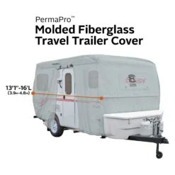 Classic Accessories® 80-479-161001-RT - PermaPro™ Travel Trailer Cover (Gray, Up To 16') -Magma Store 80 479 161001 rt 10