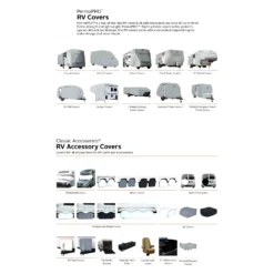 Classic Accessories® - PermaPro™ Travel Trailer Cover -Magma Store 80 479 161001 rt 13