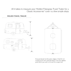 Classic Accessories® - PermaPro™ Travel Trailer Cover -Magma Store 80 479 161001 rt 9