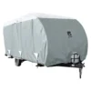Classic Accessories® 80-484-193101-RT - PolyPro™3 Sloped Travel Trailer Cover (Gray With White Roof, Up To 21')