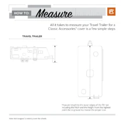 Classic Accessories® 80-490-192401-RT - Encompass™ Travel Trailer Cover (Cinder, Up To 33') -Magma Store 80 490 192401 rt 14 scaled