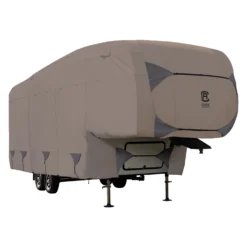 Classic Accessories® 80-494-202401-RT - Encompass™ 5th Wheel Trailer Cover (Cinder, Up To 44')