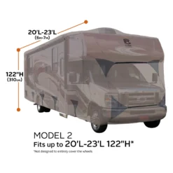 Classic Accessories® - Encompass™ Class C Motorhome Cover -Magma Store 80 495 152401 rt 12 scaled