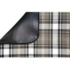 Carefree® 907001 - 6.5' L X 5.5' W Brown/Gray Picnic Blanket With PVC Coated -Magma Store 907001 4