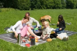 Carefree® 907003 - 6.5' L X 5.5' W Burgundy Picnic Blanket With PVC Coated -Magma Store 907003 5