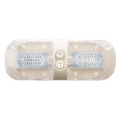 Green Long Life® 9090107 - Oblong 300 Lm Surface Mount LED Double Bulbs Overhead Light With Switch (11.8"L X 4.3"W X 1.9"D)