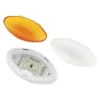 Green Long Life® 9090117 - Oval Clear/Amber Lens White Case LED Porch/Utility Light