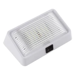 Green Long Life® 9090119 - Rectangular Clear/Amber Lens White Case LED Porch/Utility Light -Magma Store 9090119 3 1