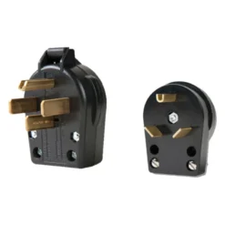 Southwire® - 50A Replacement Black Male End Plug