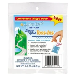 Thetford® 96047 - Aqua-Kem™ 1.5 Oz. Powder Fresh Holding Tank Treatment (100 Pieces)