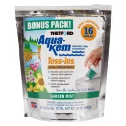 Thetford® 96562 - Aqua-Kem™ 1.5 Oz. Garden Mist Holding Tank Treatment (16 Pieces)