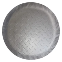 ADCO® 9759 - Diamond Plated RV Spare Tire Cover (Gray, 24"Dia)