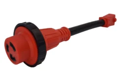 Valterra® - Mighty Cord™ 12" Dogbone Power Adapter With Standard Grip (15A Straight Male X 30A Locking Female) -Magma Store a10 1530d 3