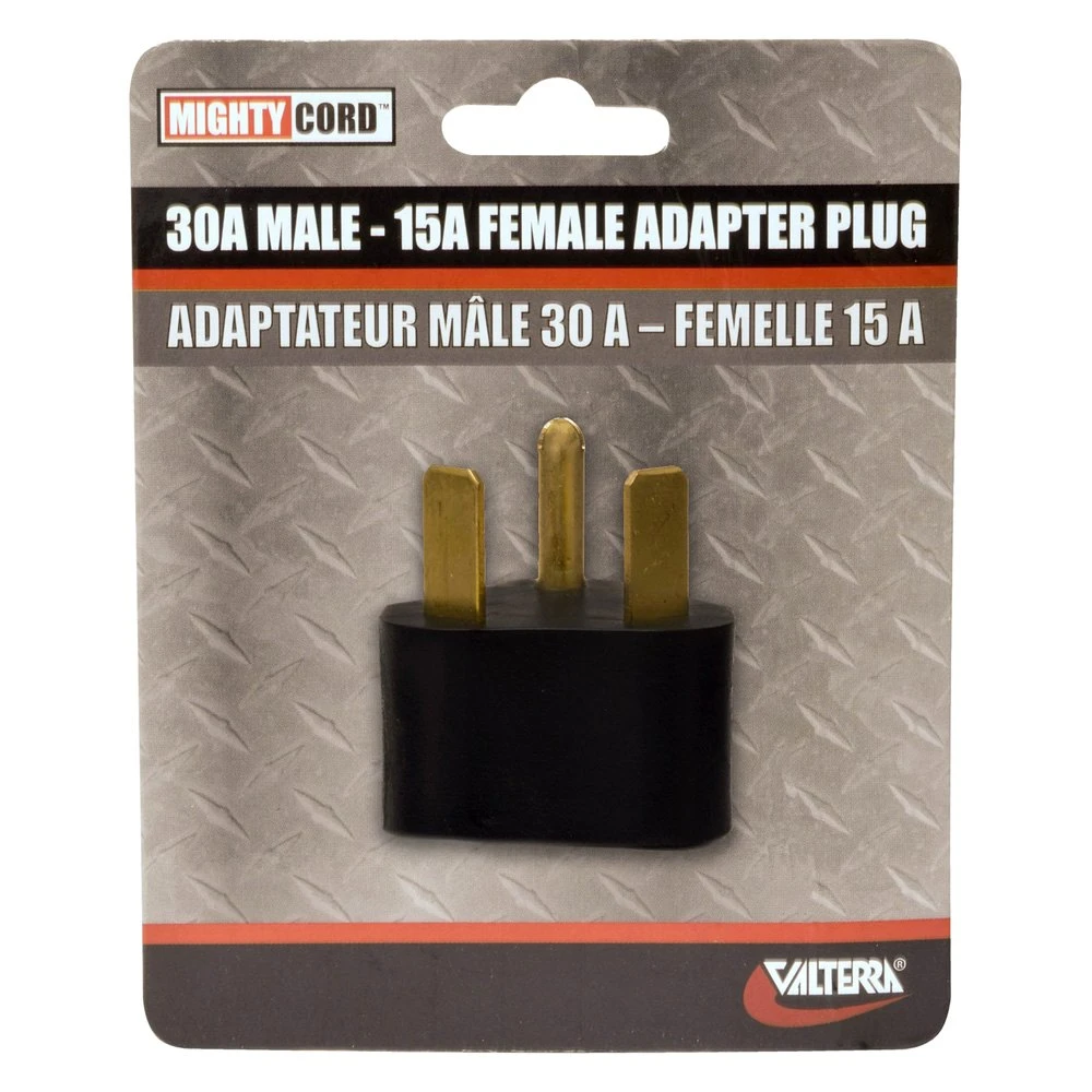 Valterra® A10-3015AVP - Mighty Cord™ Triangle Power Cord Adapter (30A Male X 15A Female) 4 Valterra® A10-3015AVP - Mighty Cord™ Triangle Power Cord Adapter (30A Male X 15A Female) - Image 4