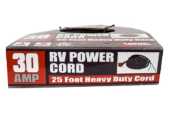 Valterra® - Mighty Cord™ 30A Male 25' Power Supply Cord With Handle Grip -Magma Store a10 3025end 3