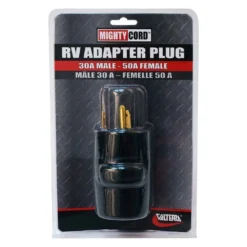 Valterra® A10-3050AVP - Mighty Cord™ Round Power Cord Adapter (30A Male X 50A Female) -Magma Store a10 3050avp 4 1