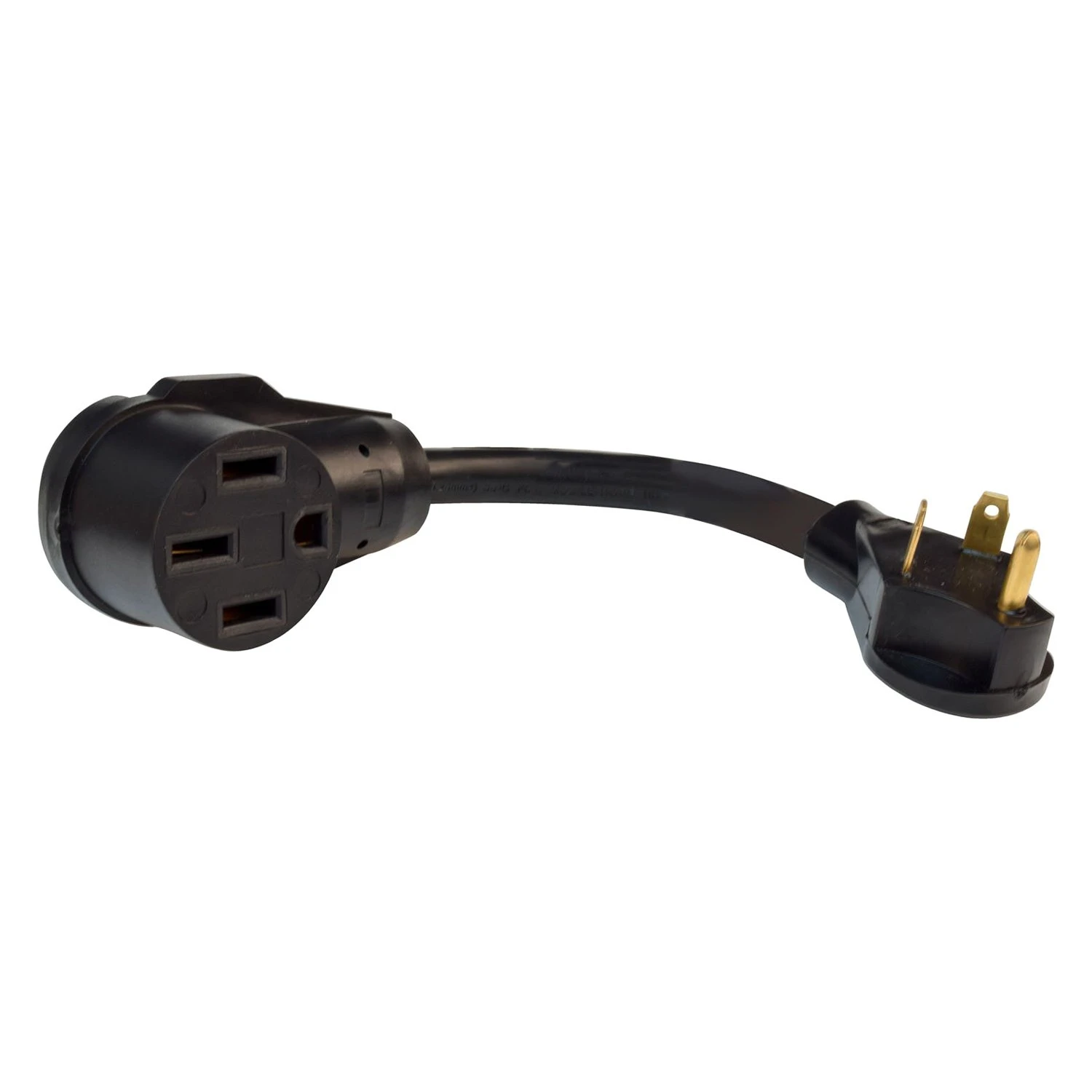 Valterra® - Mighty Cord™ 12" Dogbone Power Adapter With Handle Grip (30A Male X 50A Female) 1 Valterra® - Mighty Cord™ 12" Dogbone Power Adapter With Handle Grip (30A Male X 50A Female)