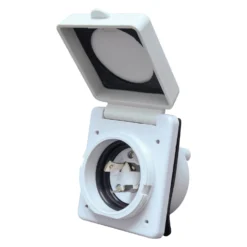 Valterra® A10-30INVP - Mighty Cord Series 30A Locking Square Outdoor Power Inlet