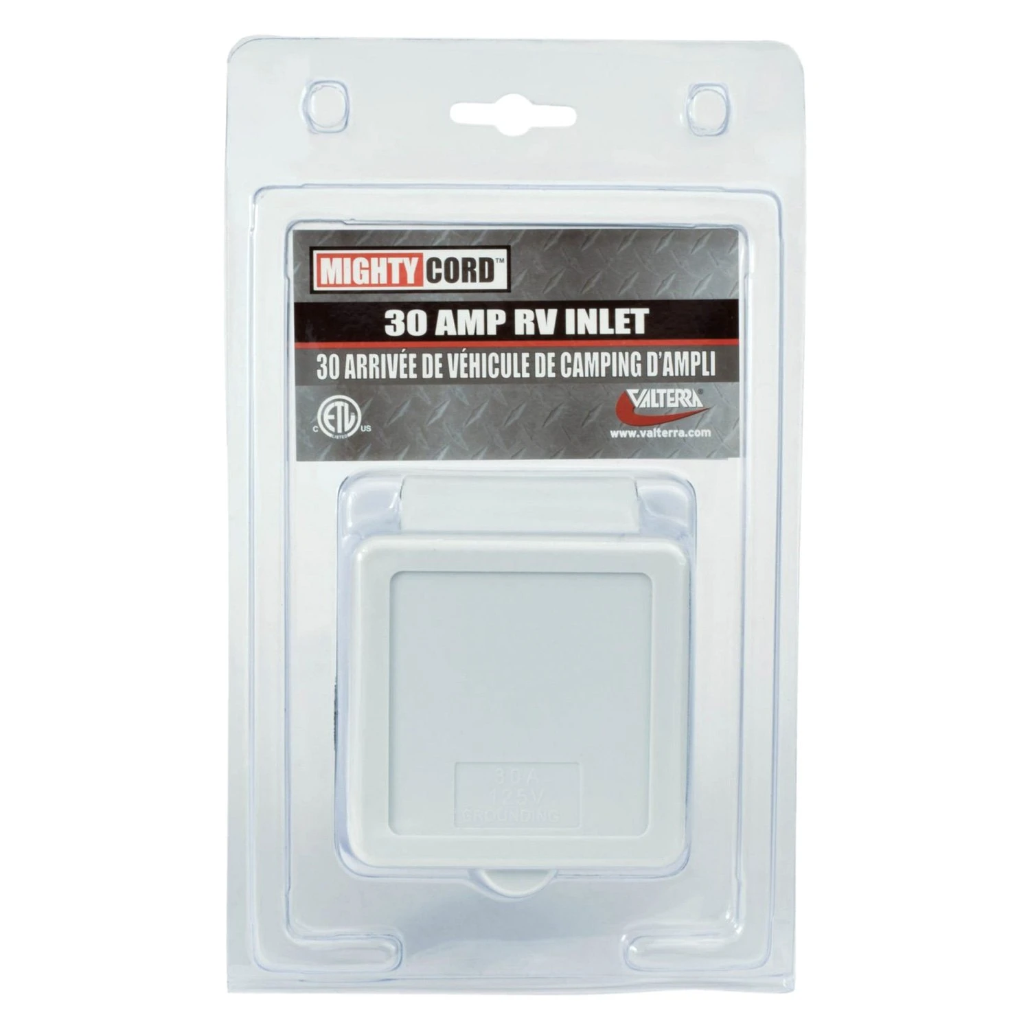 Valterra® A10-30INVP - Mighty Cord Series 30A Locking Square Outdoor Power Inlet 2 Valterra® A10-30INVP - Mighty Cord Series 30A Locking Square Outdoor Power Inlet - Image 2