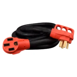 Valterra® - Mighty Cord™ 15' Extension Power Cord With Handle Grip (50A Male X 50A Female)