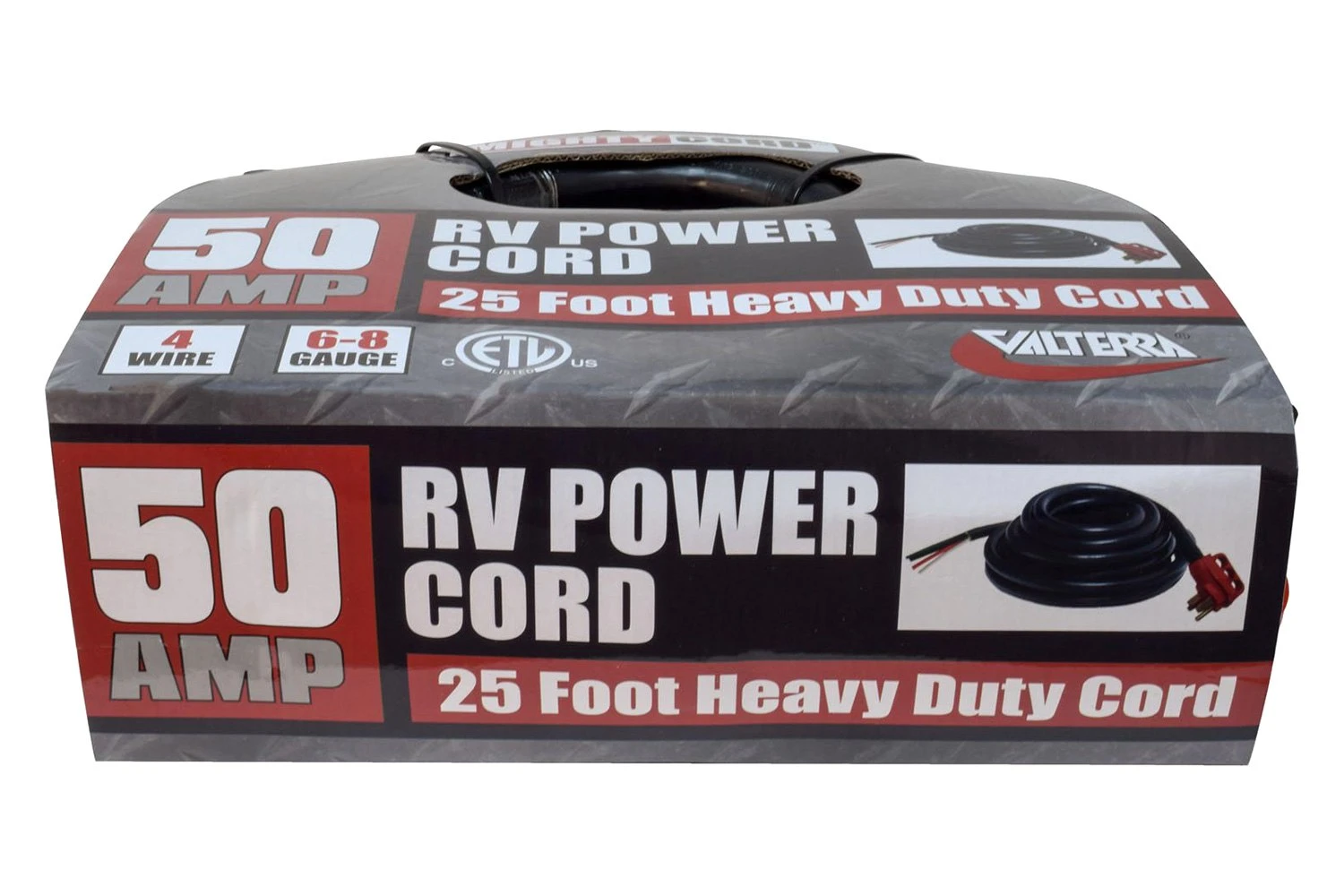 Valterra® - Mighty Cord™ 50A Male 25' Power Supply Cord With Handle Grip 3 Valterra® - Mighty Cord™ 50A Male 25' Power Supply Cord With Handle Grip - Image 3