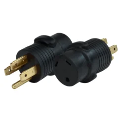 Valterra® A10-5030A - Mighty Cord™ Round Power Cord Adapter (50A Male X 30A Female)