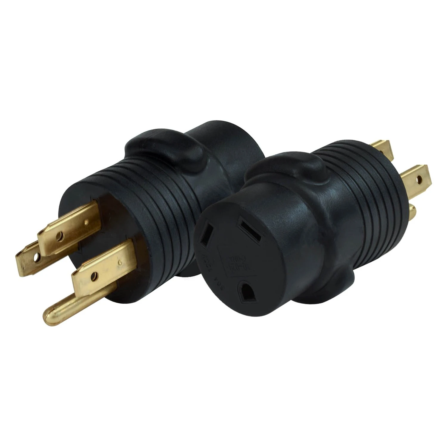 Valterra® - Mighty Cord™ Round Power Cord Adapter (50A Male X 30A Female) 1 Valterra® - Mighty Cord™ Round Power Cord Adapter (50A Male X 30A Female)