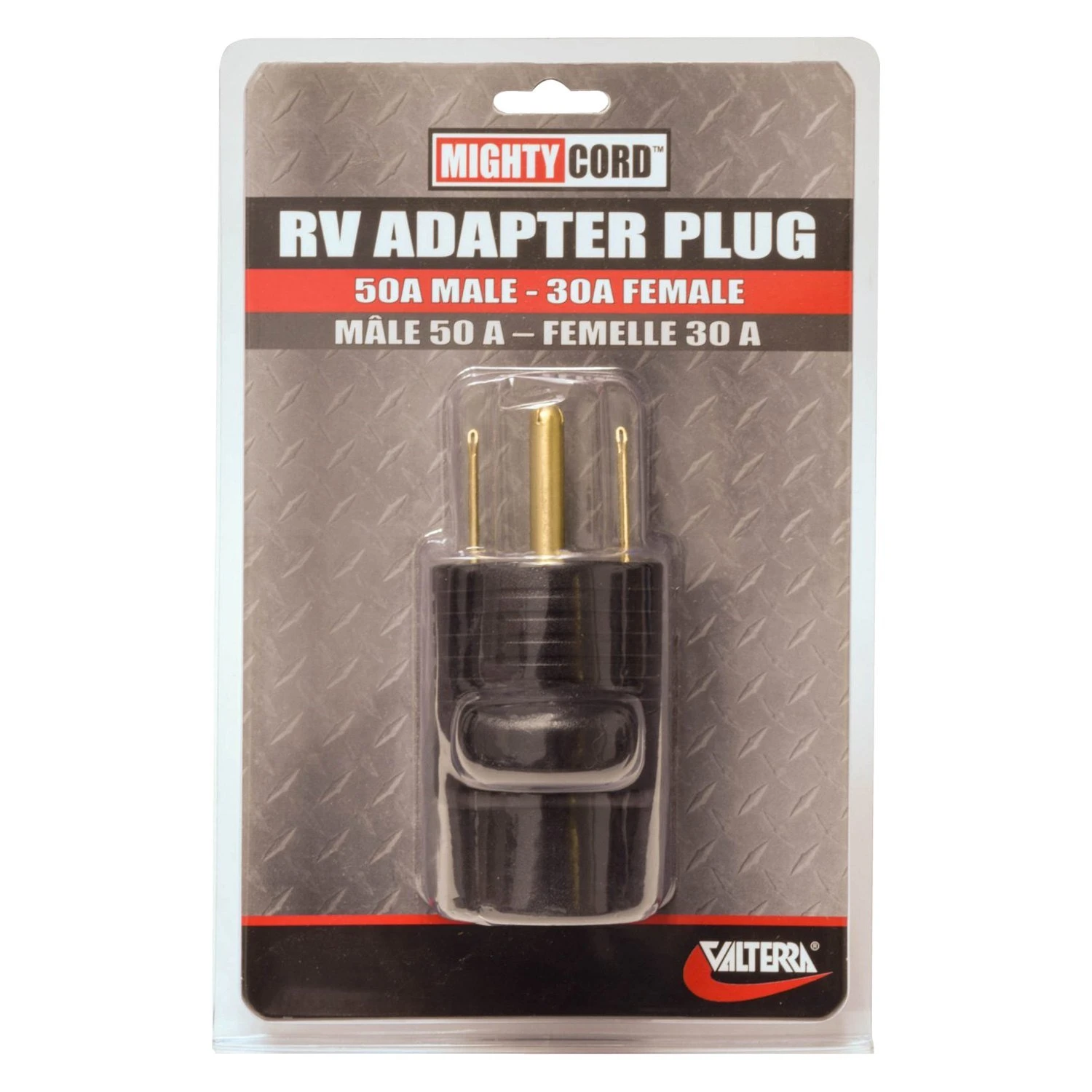 Valterra® - Mighty Cord™ Round Power Cord Adapter (50A Male X 30A Female) 4 Valterra® - Mighty Cord™ Round Power Cord Adapter (50A Male X 30A Female) - Image 4