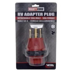 Valterra® A10-5030DAVP - Mighty Cord™ Power Cord Adapter (50A Straight Male X 30A Locking Female) -Magma Store a10 5030davp 3 1