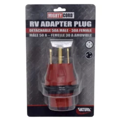 Valterra® - Mighty Cord™ Power Cord Adapter (50A Straight Male X 30A Locking Female) -Magma Store a10 5030davp 3