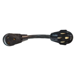 Valterra® - Mighty Cord™ 12" Dogbone Power Adapter With Handle Grip (50A Male X 30A Female)