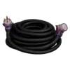Valterra® - Mighty Cord™ 50' LED Lighted Extension Power Cord With Handle Grip (50A Male X 50A Female)