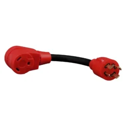 Valterra® - Mighty Cord™ 12" Dogbone Power Adapter With Standard Grip (30A Locking Male X 30A Straight Female) 7 Valterra® - Mighty Cord™ 12" Dogbone Power Adapter With Standard Grip (30A Locking Male X 30A Straight Female) -Magma Store a10 g30430vp 1