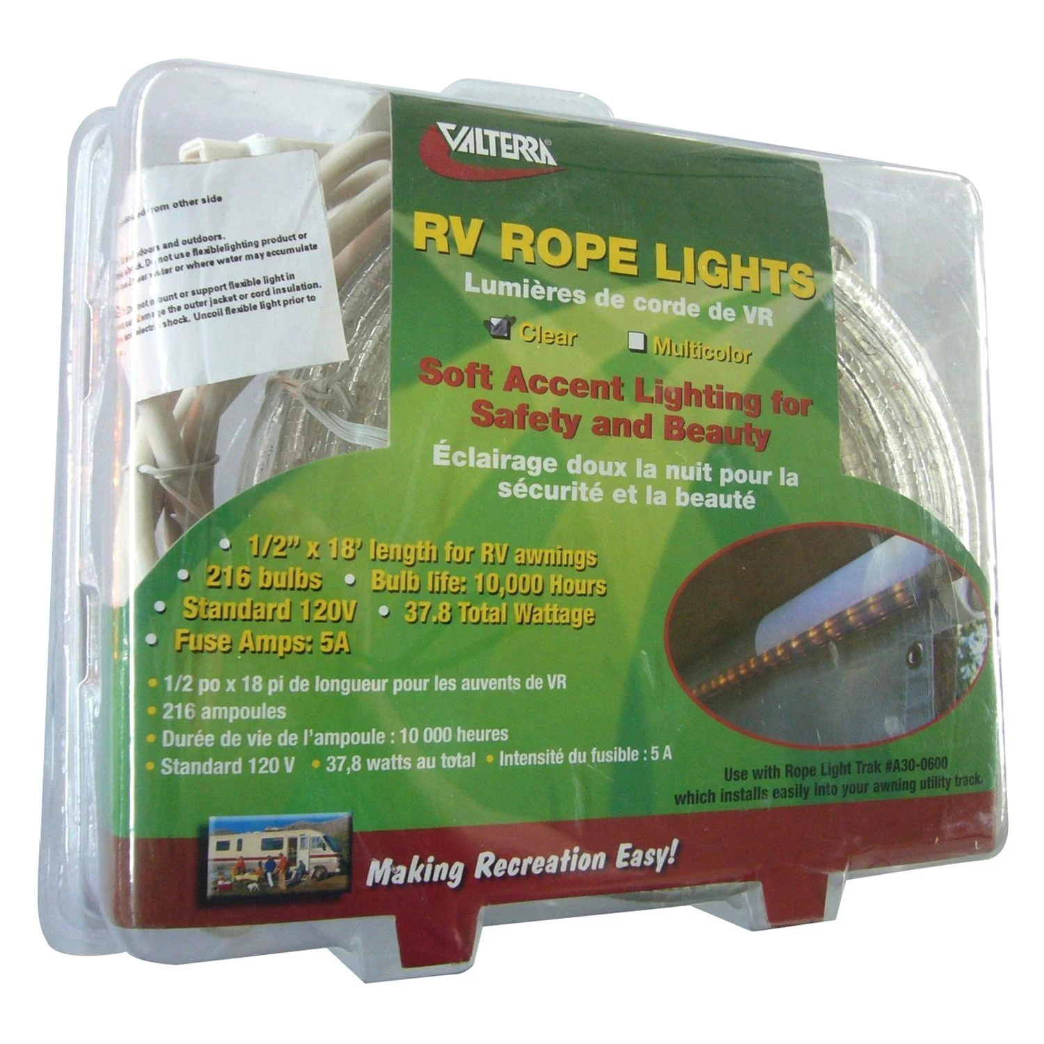 Valterra® A30-0650 - Clear Lens 18' Lights Strip 1 Valterra® A30-0650 - Clear Lens 18' Lights Strip