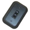 JRV® - Single SPST On/Off Labled Black Lighting Switch