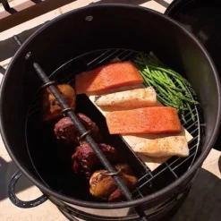 Pit Barrel Cooker® - 18.5" Classic Replacement Hinged Grill Grate -Magma Store ac1005 3