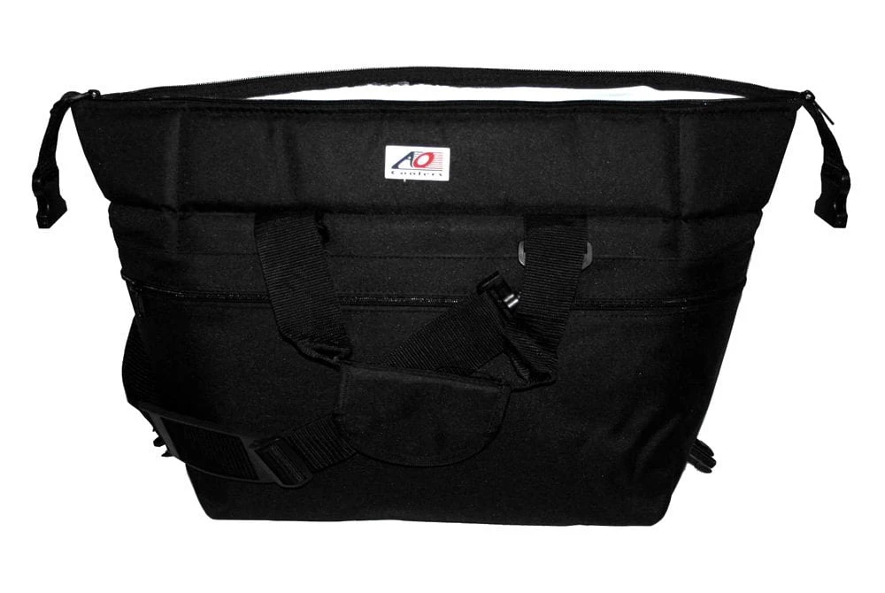 AO Coolers® - Canvas™ 24-Can Black Soft Cooler 3 AO Coolers® - Canvas™ 24-Can Black Soft Cooler - Image 3