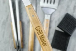 BBQ-AID® BBQCLEANINGBRUSHSTICKERLESS - Grill Brush & Scraper -Magma Store bbqcleaningbrushstickerless 8 1