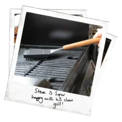 BBQ-AID® BBQCLEANINGBRUSHSTICKERLESS - Grill Brush & Scraper -Magma Store bbqcleaningbrushstickerless 9 1