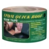 Cofair Products® - Quick Roof™ EPDM Rubber Black Double Side Roll Tape (3"W X25'L)