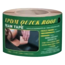 Cofair Products® - Quick Roof™ EPDM Rubber Black Double Side Roll Tape (3"W X25'L)