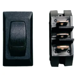 Diamond Group® - Single SPST On/Off Rectangular Black Standard Switch