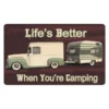 Kittrich® CAMP-15340-20 - Stephan Roberts™ "Life's Better When You're Camping #1" 18" X 30" Designer Comfort Kitchen Mat