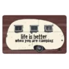 Kittrich® CAMP-15341-20 - Stephan Roberts™ "Life's Better When You're Camping #2" 18" X 30" Designer Comfort Kitchen Mat