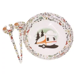 Camp Casual® - Melamine Serving Bowl And Servers