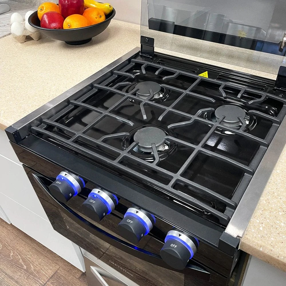 Way Interglobal® - Greystone™ 17" Digital RV Gas Cooking Range 3 Way Interglobal® - Greystone™ 17" Digital RV Gas Cooking Range - Image 3