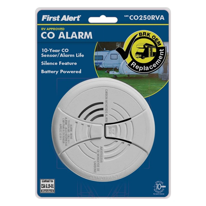 BRK® - Battery White Surface Mount CO Alarm With 9V Battery 2 BRK® - Battery White Surface Mount CO Alarm With 9V Battery - Image 2