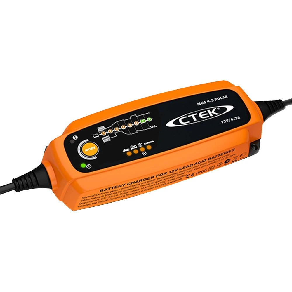CTEK® - MUS 4.3 POLAR™ 12 V Compact Battery Charger 1 CTEK® - MUS 4.3 POLAR™ 12 V Compact Battery Charger
