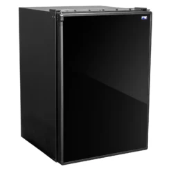 Norcold® - DE Series 3.3 Cu Ft Black Right Hand AC/DC Built-In Compact Single Door RV Refrigerator & Freezer