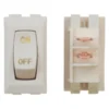 Diamond Group® DG180UVP - Single SPST On/Off Rectangular Labled Ivory Multi Purpose Switch